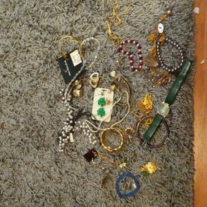 Box of costume jewelry